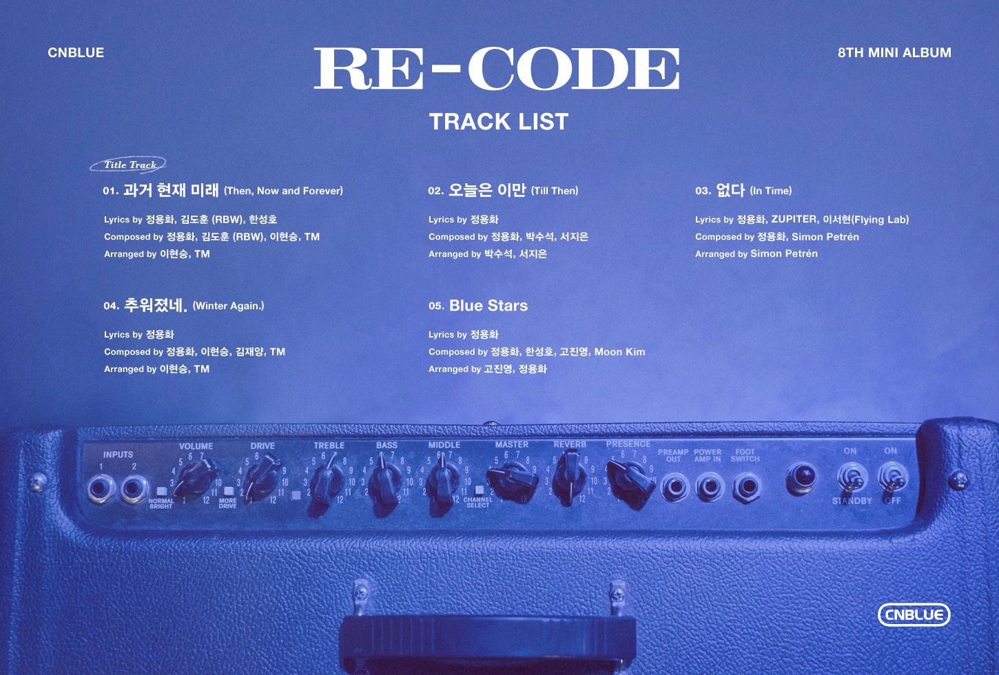 CNBLUE – Mini Album Vol.8 (RE-CODE) (Zip Download) [Zippyshare + 320kbps]